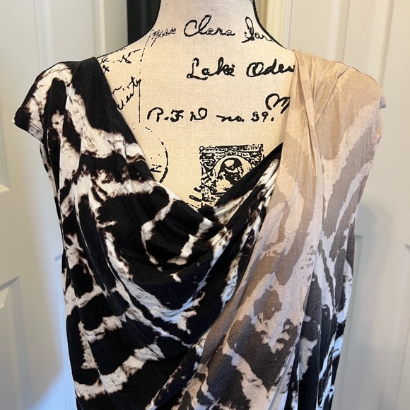 Calvin Klein 1X Cowl Neck Blouse, NWOT - Picture 9 of 10